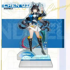 Arknights:Endfield Acrylic Plaque Chen Qianyu Jun Wei Gilberta Yifeng Perlica Cosplay Stand Model Keychain Gift Desktop Ornament