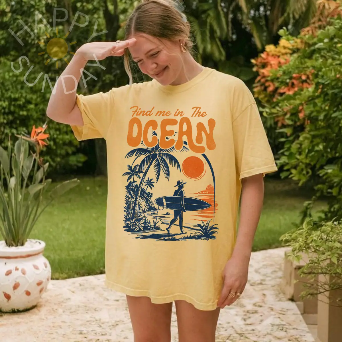 Find me in the Ocean Comfort colors  Shirt, Summer Shirt, Beach Lover Tee, Trendy Summer Shirt