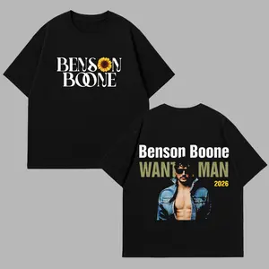 Benson Boone Inspired Concert Tour 2026 Shirt, Pop Music Fan Graphic Tee, Unisex Music Lover T-Shirt