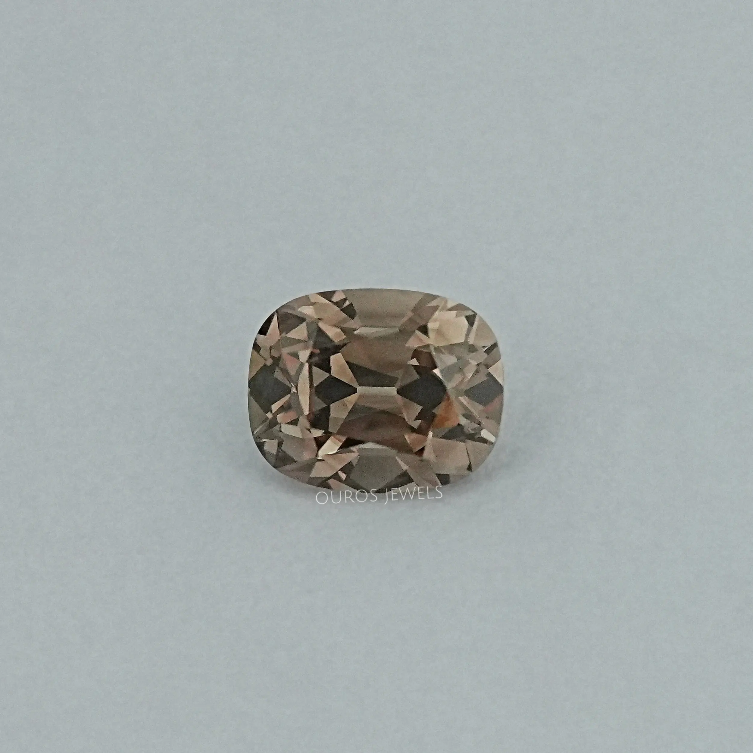 Champagne Old Mine Cushion Lab Diamond Loose