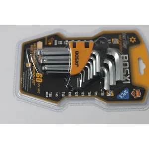 BOSXI Portable Folding Hex Wrench Set Heavy-Duty Ball Head & Flat Head Wrench Kit with Foldable Design Multi-Size Hex Wrenches T-Handle for Cars Electronic Repair Compact Hand Tool for DIY Professionals