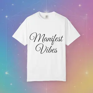 Manifest Vibes T-shirt, Positive Affirmation Shirt, Law of Attraction Tee, Inspirational Clothing, Motivational Graphic Tee