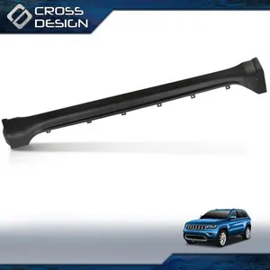 CROSSDESIGN Side Skirt Rocker Molding Panel Left Black Fit For 11-20 Jeep Grand Cherokee