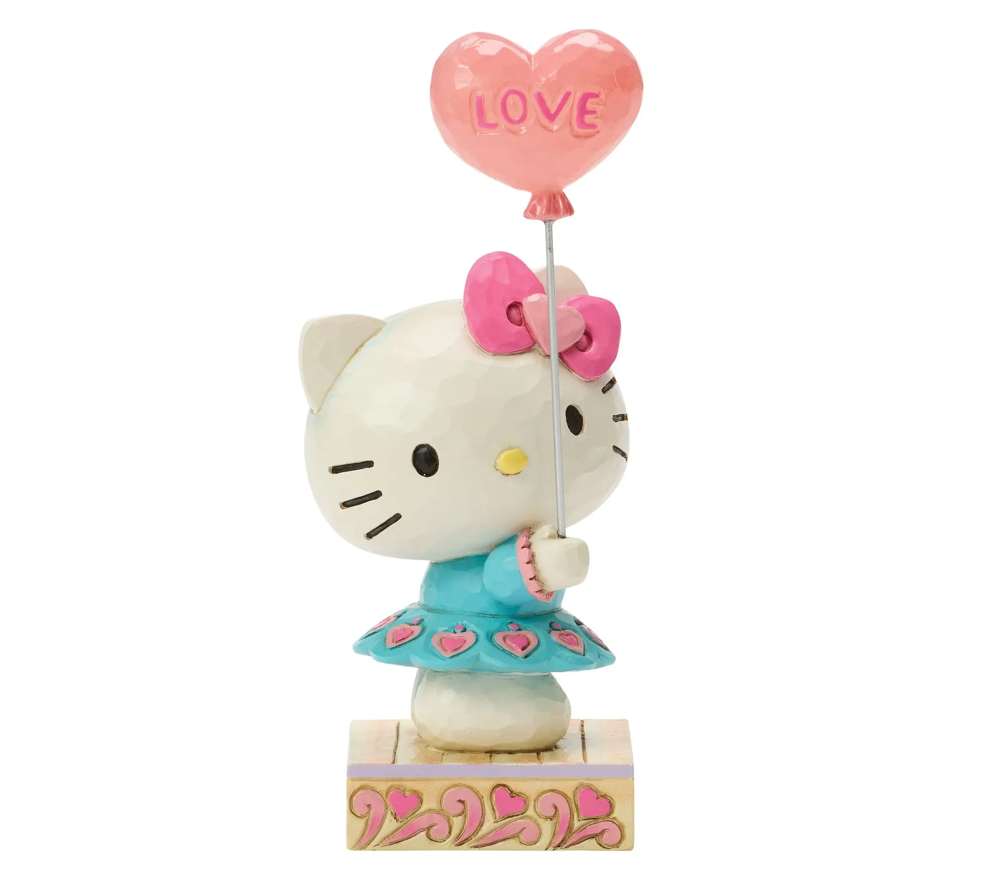 Sanrio by Jim Shore Hello Kitty Heart Balloon Figurine 5in H