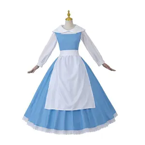 Enchanting Belle Cosplay Dress Set with Princess Gown for Events and Photoshoots