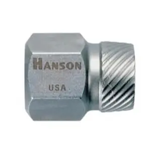 Hanson  .25in. Hex Head Multi-Spline Screw Extractor