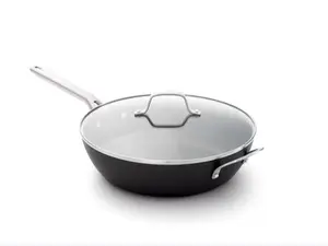 Calphalon Hard-Anodized Nonstick 12" Jumbo Frying Pan with Lid