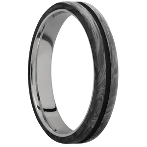 Forged Carbon Fiber + None Finish + Titanium