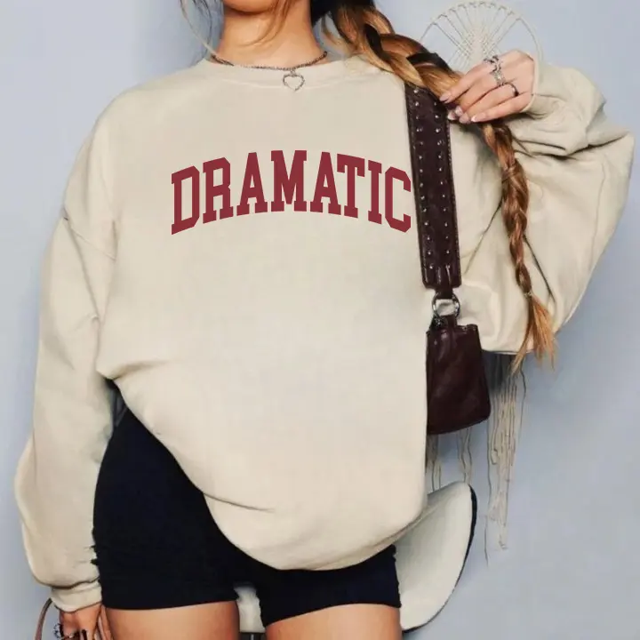 Dramatic Sweatshirt, Mean Girls Shirt, Dramatic Hoodie, Gift Y2K Clothes, Regina George, Aesthetic Clothes, Gift for Her, Coquette Clothing