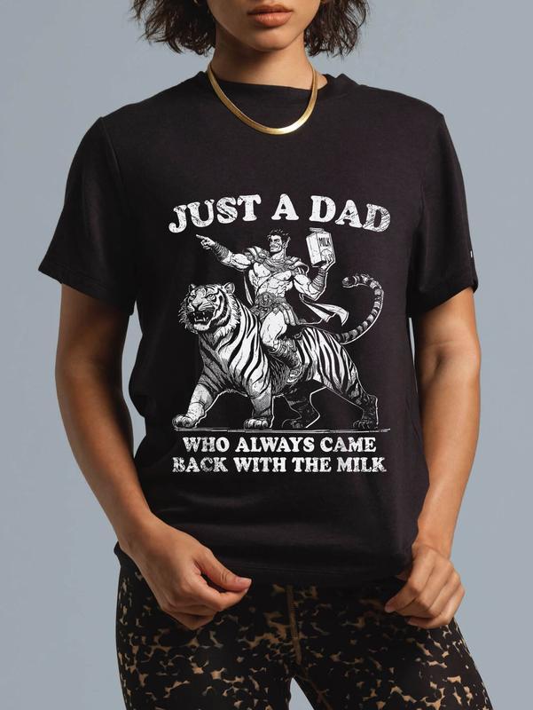 100% Cotton Just A Dad Who Always Came Back With The Milk Sweatshirt, Hoodie, Comfort Colors