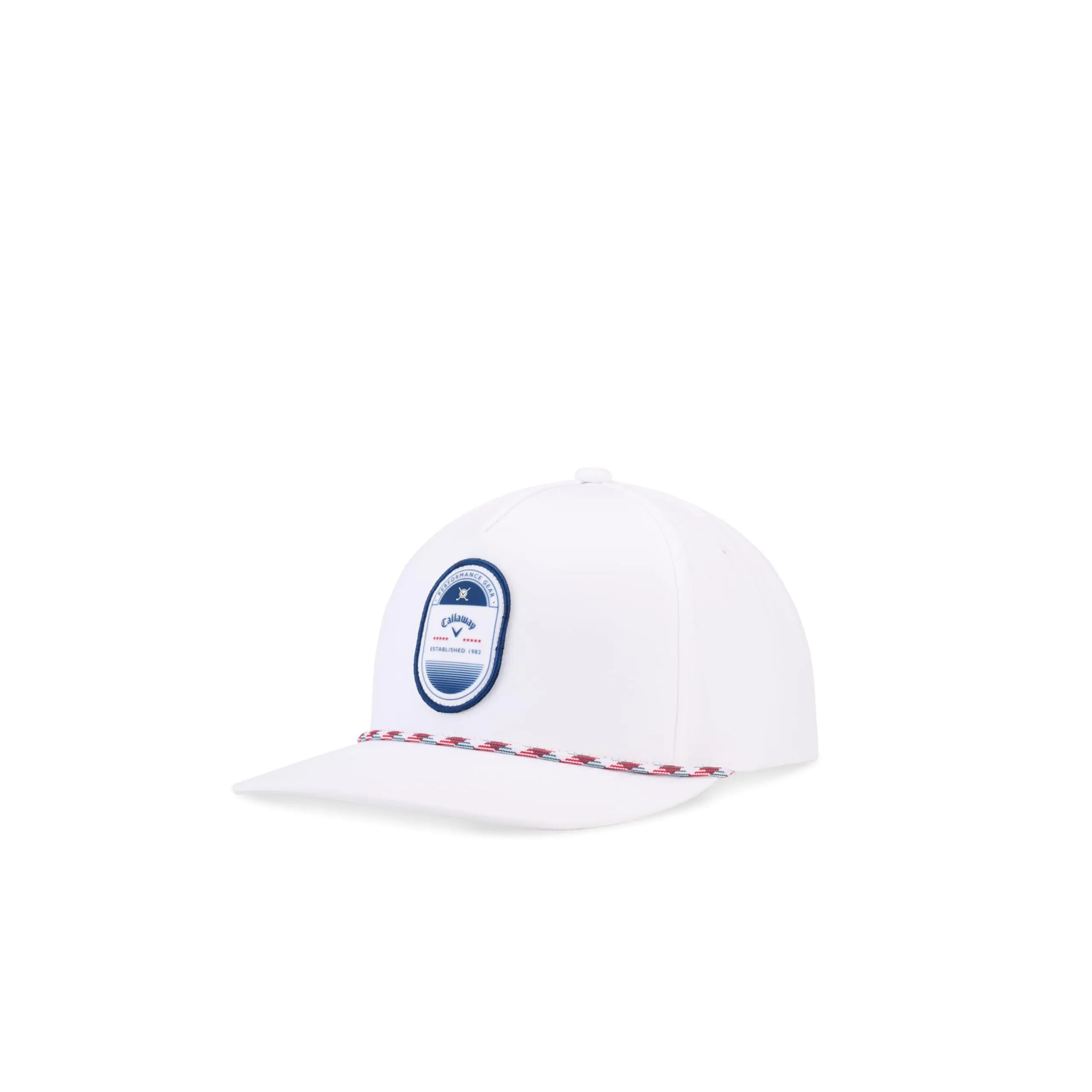 Callaway Adult Birdie Brigade USA Baseball Hat - White Callaway Adult Birdie Brigade USA Baseball Hat - White