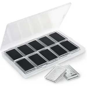 1oz Silver Bar Holder, 20 Pcs Silver Bar Capsule Storage Container for 1 Ounce Silver Bar