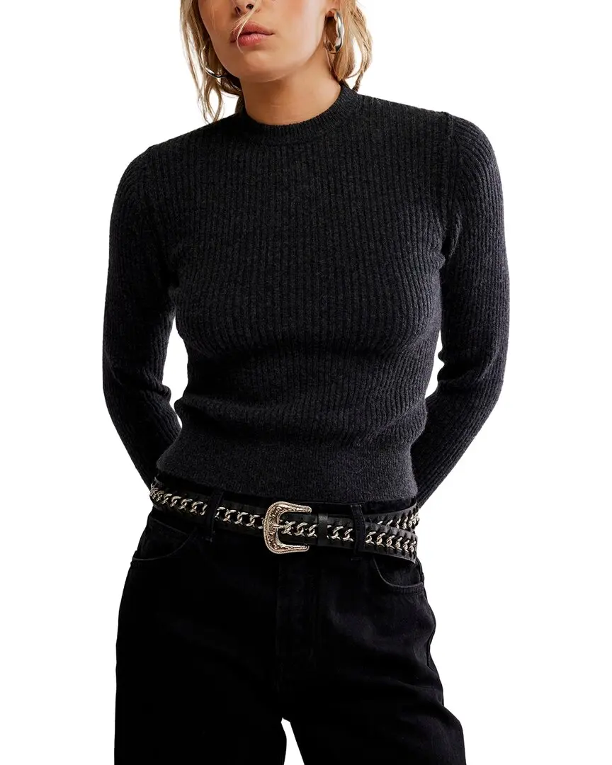 Free People Even After Linen-Blend Sweater