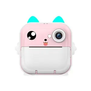 Mini Instant Print Plastic Camera - HD Digital Compact Camera with Bluetooth, Mobile Connectivity, Lens, Button Operation, Stable Imaging, Ideal for Students, Birthday Gift