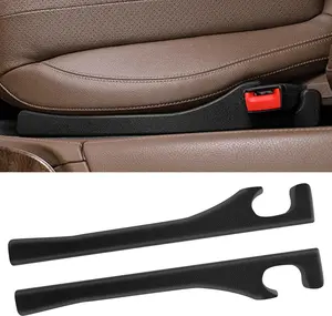 2 Pack Car Seat Gap Filler Car Seat Gap Interior Universal Fit PU Leather Car Seat Gap Plug for Filling Gaps Between Seats and Consoles Stop Things from Dropping