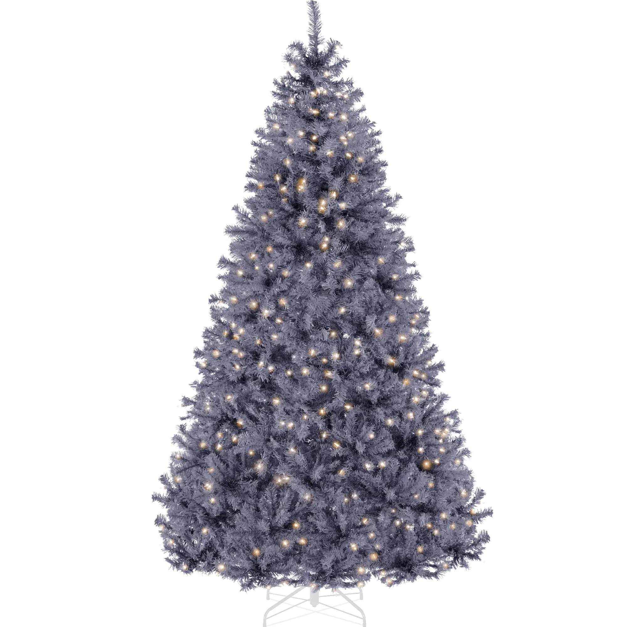 Best Choice Products Pre-Lit Artificial Christmas Tree – LED or Incandescent Lights, Metal Stand, Multiple Colors & Sizes (4.5–12ft)