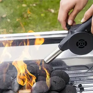 Portable Hand Crank Blower, Outdoor Camping Barbecue Blower, Camping Kitchen Tool, Outdoor Camping Tool, Camping & Hiking Equipment