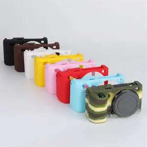 Soft Silicone Armor Camera Body Case For Sony Alpha A7II A7R2 A7S2 A6000 A6300 A6400 A6500 ZV-E10 ZV-1 Rubber Cover Skin