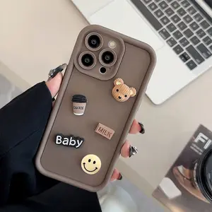 3D embossed high bezel iPhone camera case
