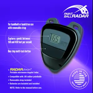 Sports Sensors Paintball Radarchron - Tactical Black - Measures 150 to 450 FPS