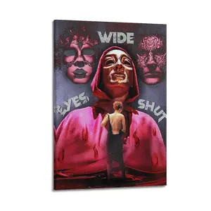 Eyes Wide Shut Canvas Painting Oil Painting Wall Art Canvas Poster Decorative Painting Corridor Decoration Home Ornaments Photo Artistic Room