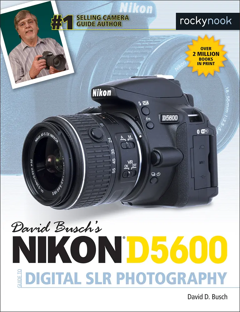 USED Book - David Busch's Nikon D5600 Guide to Digital SLR Photography by Busch, David D. (Paperback) - english