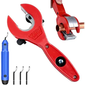 Ratcheting Tubing , Copper Pipe , Tubing  5/16" To 1 1/8", 2 in 1-360? Close Quarters Tube Compact  with Deburring Tool, Pex  Tool for  Copper and Metal Pipes.