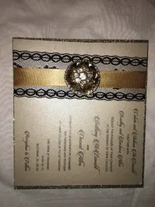 Black and Gold Invite