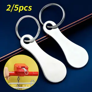2/5pcs keychain shopping cart token, used for grocery shopping cart, portable keychain, Lightweight keychain, Keychain Set
