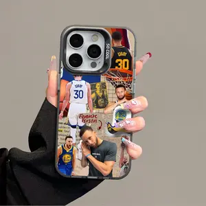 IPhone 17 Promax Stephen Curry Phone Case Anti Drop Protective Case Suitable for Iphone 16 ProMax 15 14 13 12 11 SAMSUNG S25 24 23 22 Plus Acrylic Case