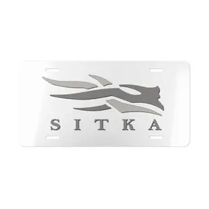 Custom Sitkaa Camo Vanity Plate With Camo Blackout V2 Custom Sitkaa Camo Vanity Plate With Camo Blackout V2