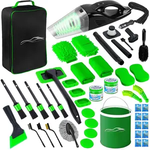 count  Detailing Kit Interior Cleaner,  Cleaning Kit,  Vacuum  Interior Detailing Kit,  Wash Kit with Bucket Auto Detailing Brush Set  Accessories for , , Bikes, Wheels