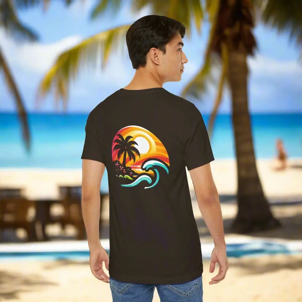 O'ahu Surf Company Hawaii T-shirt - Men's Cool Ocean Breeze Island Tee - Soft, Tropical, Unisex tee Menswear