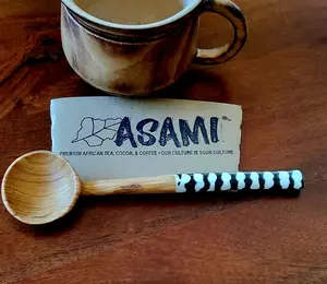 Olive Wooden Spoon (Pattern Handle)