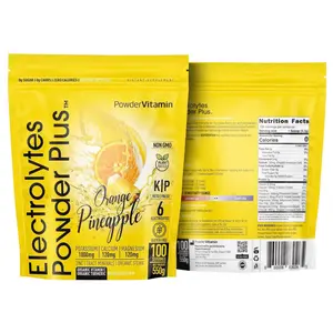 Electrolytes Powder Plus (100 Servings) Orange Pineapple Electrolyte Powder Zero Calorie, Keto, 0 Sugar, No Maltodextrin,1000mg Potassium,120mg Calcium,120mg Magnesium