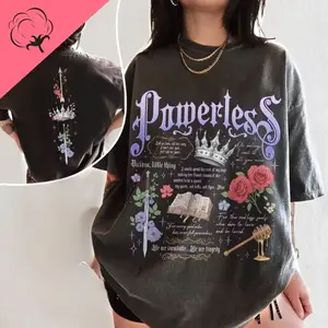 Powerless Book Fan-Inspired Comfortable Cotton Clothing, Unisex Men & Women Vintage Aesthetic Apparel