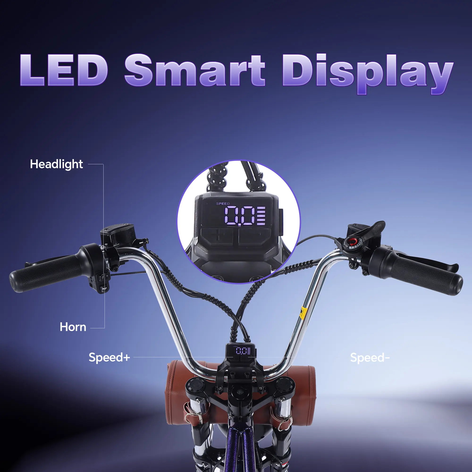 DRIFT.SLIDE 2000W peak power electric bicycle, 31MPH electric