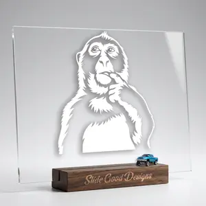 Curious Monkey - Vehicle Vinyl Sticker Decal - High Quality Automotive Grade Vinyl
