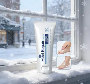 Silkia Intensive Repair Foot Cream for Dry Cracked Heels, Deep Moisturizing Foot Care, Fast-Absorbing & Non-Greasy