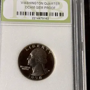 Gem Proof Washington Quarter DCAM Collector Quality 1978 Liberty Coin 2214479162