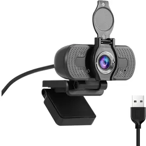 SANOXY 1080p Full HD Webcam with Privacy Cover Dual Noise-Cancelling Microphone Plug & Play USB Camera for PC Laptop Desktop Ideal for Zoom Streaming Webinars