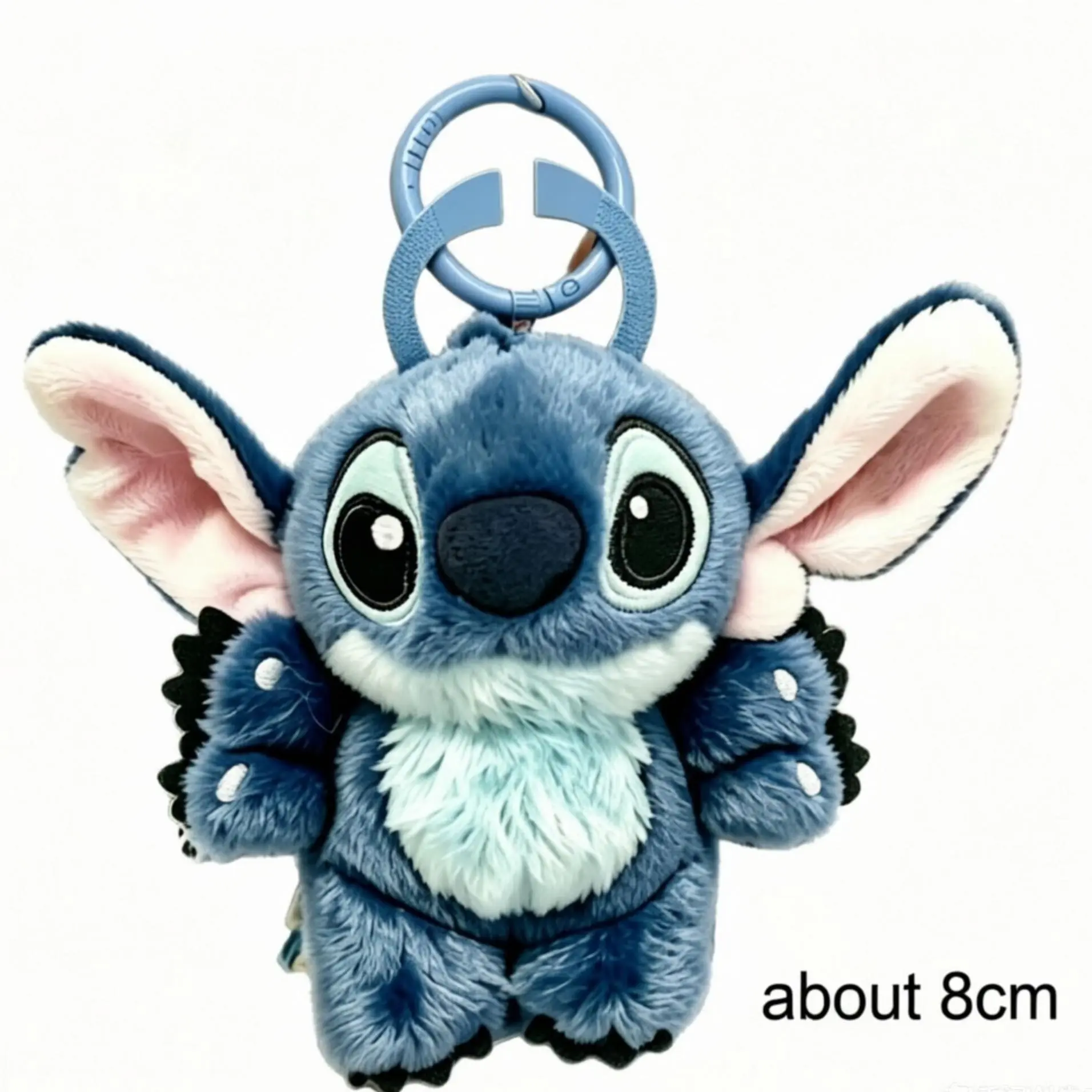 Disney 6-Armed Stitch Plush Keychain, Soft Huggable Stuffed Bag Pendant, Ideal Cute Collectible Gift for Star Fans & Kids’ Birthday Presents, Stuffed Toy