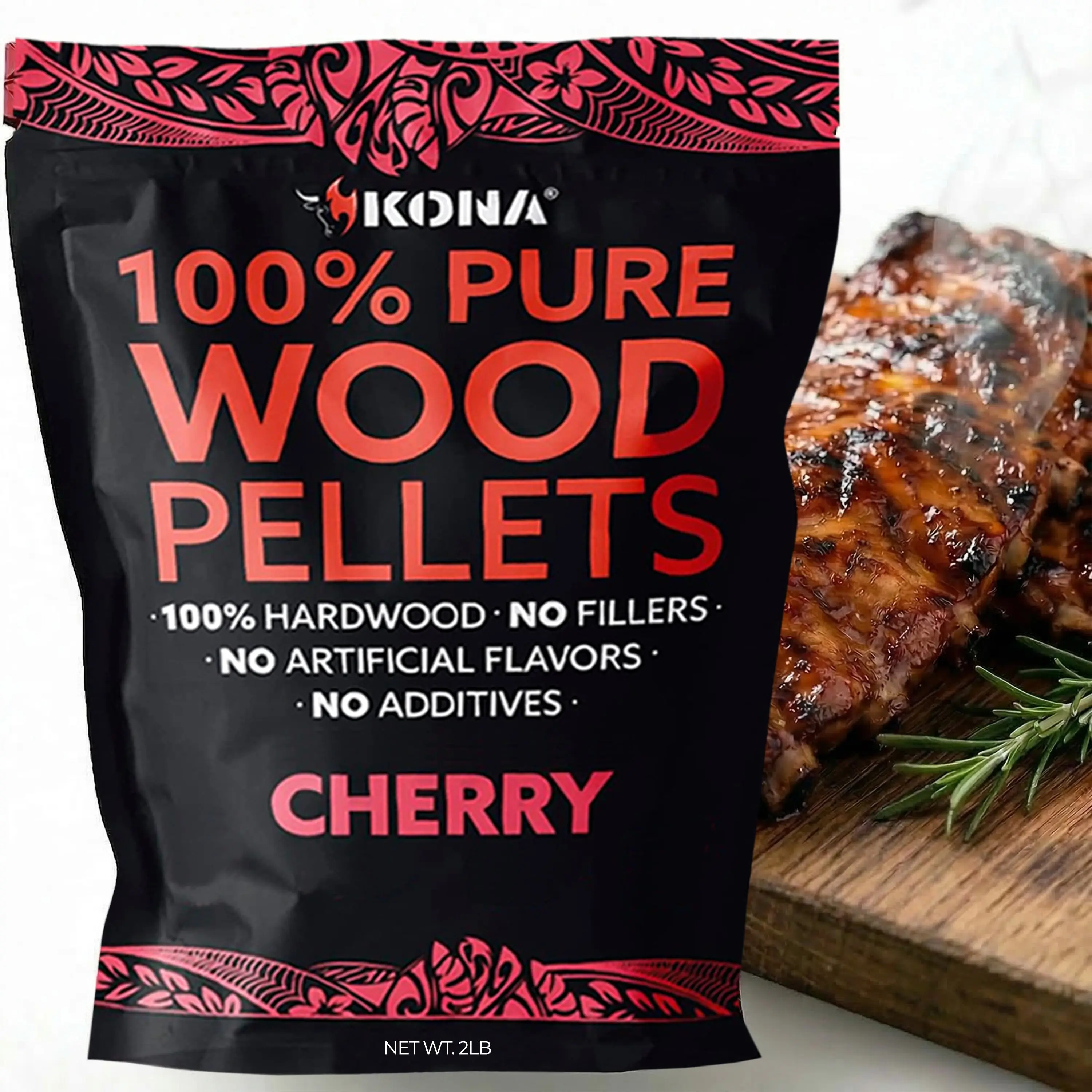 Kona 100% Cherry Wood Smoker Pellets for Ninja Woodfire & Smokers Kona 100% Cherry Wood Smoker Pellets for Ninja Woodfire & Smokers