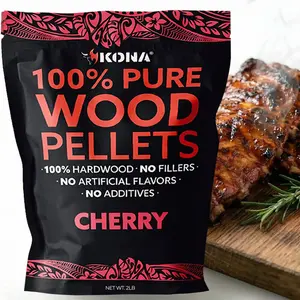 Kona 100% Cherry Wood Smoker Pellets for Ninja Woodfire & Smokers
