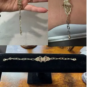 Manilla en talla 7” oro 10K