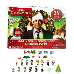 Christmas Vacation Advent Calendar 2025, 24 Day Christmas Advent Calendar, Contains 24 Gifts, Christmas Vacation Figures and Accessories Christmas Countdown Calendar Gift