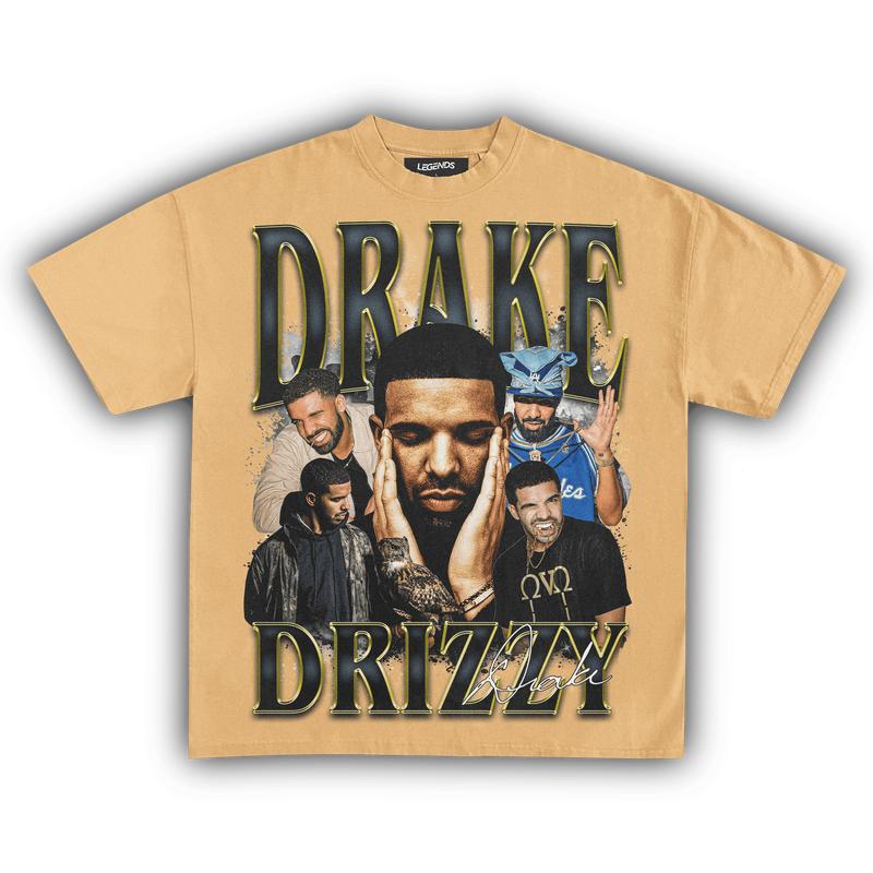 [Sale Off 50%] Drake OVO Graphic Tee - Menswear Rap Streetwear T-Shirt - Unisex Regular Fit Heavyweight Cotton Tops - Vintage Heavy Metal Band Apparel - Bold Retro Y2K Rock Shirt