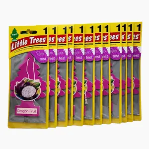 Little Trees Dragon Fruit Flavor Freshener Car, Truck use,  12ct. Pack