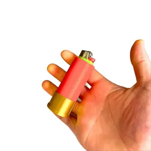 Bic 12 Ga Shell Lighter Holder - Lightweight Design, Durable & Compact, Ideal for Travel & Everyday Use,  keychain lighter accessory