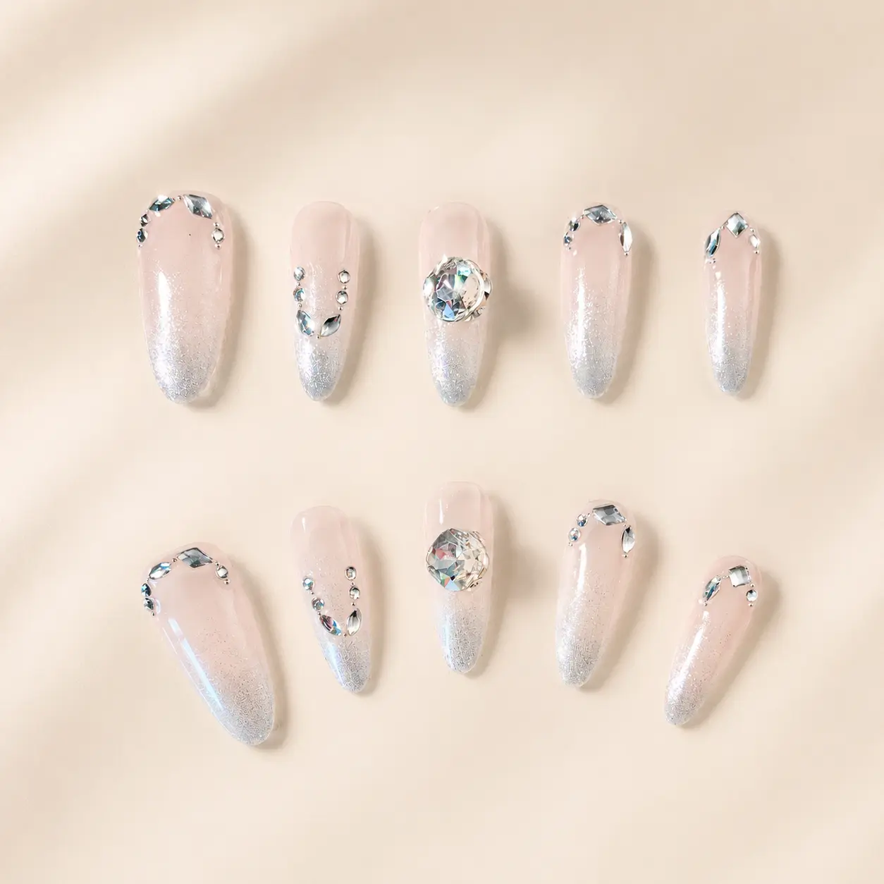 Luxe Prism Press-on Nails, Beauty & Personal Care Nail Art Decoration Accessories